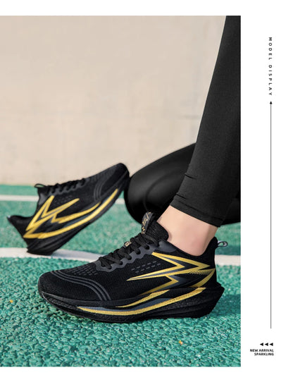 NEW Running Shoes Carbon Board Marathon Men Sports Breathable Lightweight Women's Comfortable Athletic Nonskid Sneakers Casual