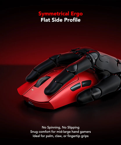 Mouse de gaming KYSONA Jupiter Series cu fir și wireless, 8Khz, senzor PAW3950, Bluetooth, 46g, reîncărcabil, driver web pentru PC și laptop