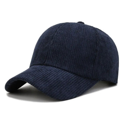 Unisex-baseballkeps i corduroy, justerbar solhatt, hiphop-keps för män