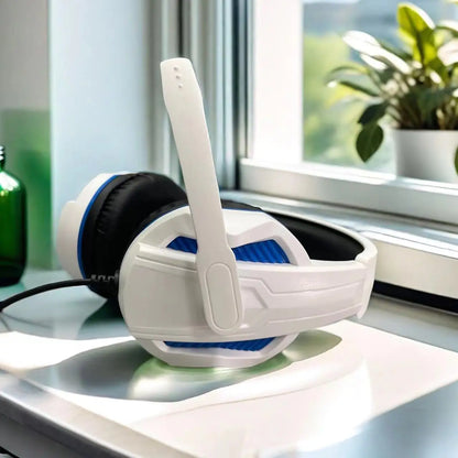 H4 Wired Headphones, PS4 Gaming Headphones, Computer Headphones, Music Headphones, Online Course and Conference Use, Birthday