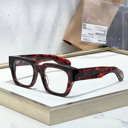 ENZO EPOXY 10th Anniversary Edition Large 51 Size Frame Red Turtle Shell Green Handcrafted Japanese Sunglasses