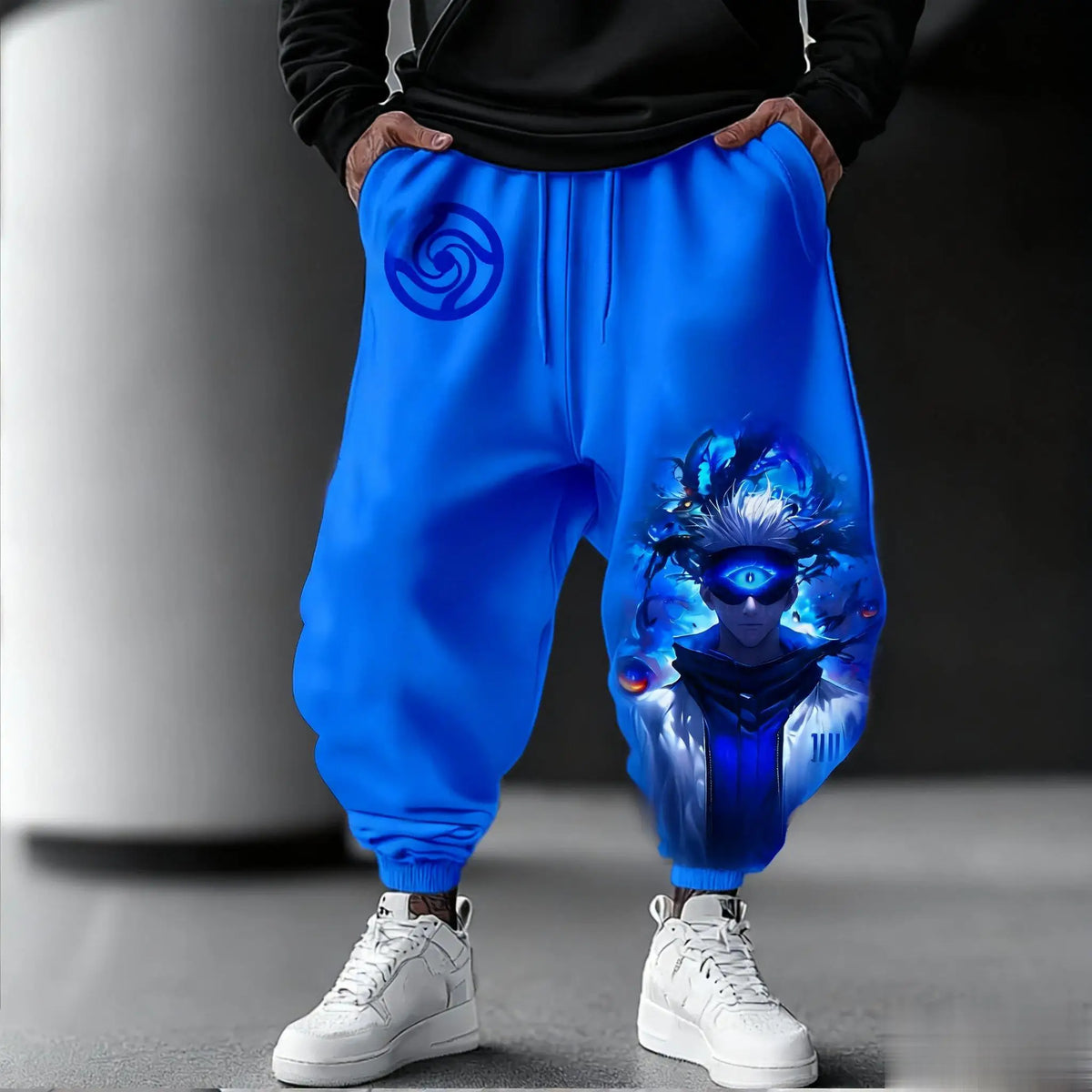Jujutsu Kaisen Ανδρικά παντελόνια τζόκινγκ, φαρδιά, casual, φόρμες, με ιαπωνικό anime print, streetwear, γραφικά, παντελόνια hip hop, ρούχα Y2K
