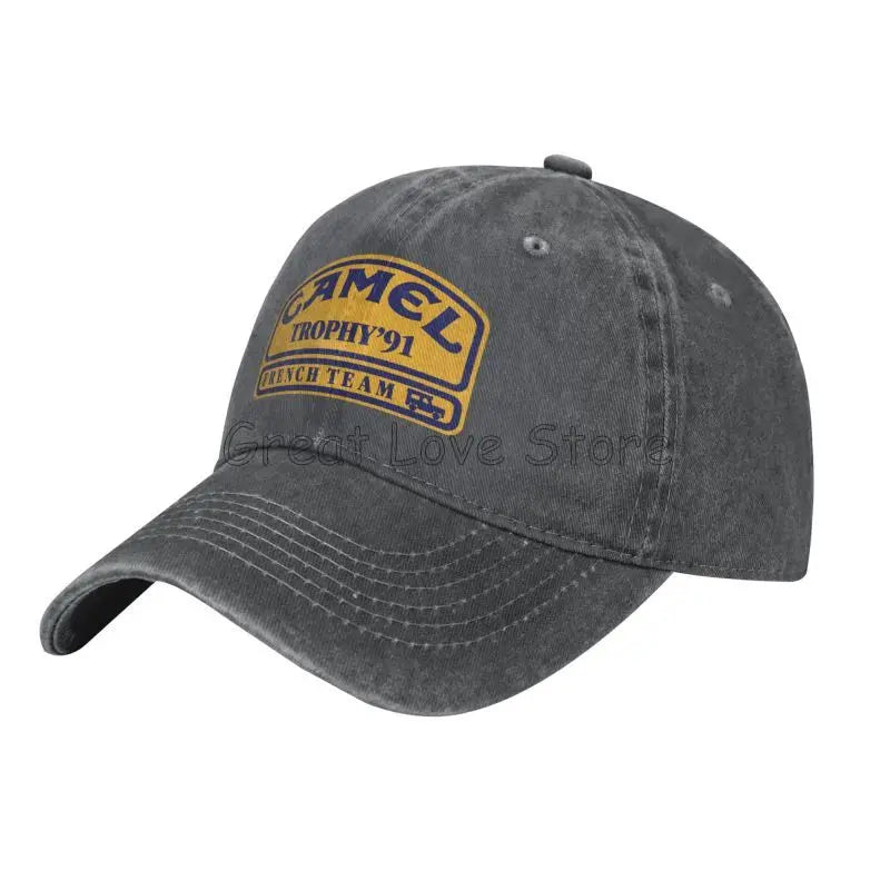 Camel Trophy 91 Cowboy Hat Retro Adjustable Washed Cotton Golf Hat Summer Vintage Sun Visors Baseball Caps