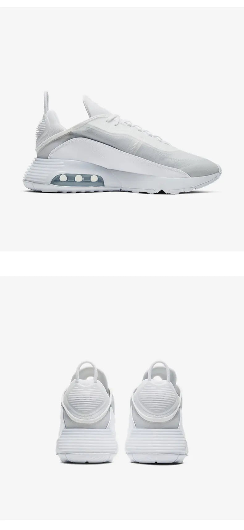 Chaussures de course Nike Genuine Air Max pour homme à amorti pneumatique BV9977-100