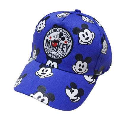 Disney Minnie Mickey Anime Peripheral Cotton Polyester Baseball Cap Figure Cartoon Peaked Cap Dress Up Kid's Birthday Gifts