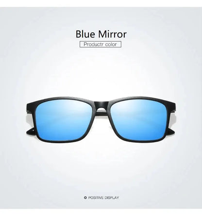 Luxury Men Sunglasses Fashion Vintage Square Ultra Light TR90 Frame Driving Fishing Sun Glasses For Man Eyewear