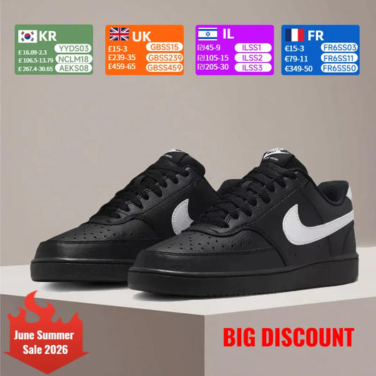 Nike Court Vision 1 – bekväma, slitstarka, dämpade och lätta låga fritidssneakers för män och kvinnor FZ0630-010