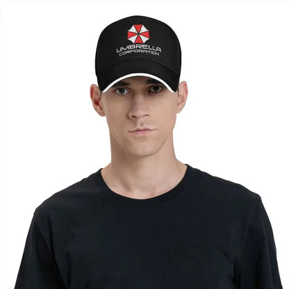 Umbrella Corporation Baseball Cap Retro Adjustable Sandwich Hats for Men Women Breathable Dad Hat Running Golf