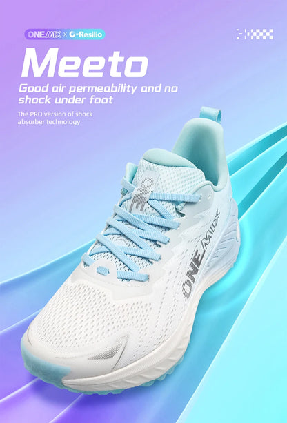 ONEMIX Casual Παπούτσια Τρεξίματος, Διαπνέοντα Καλοκαιρινά Παπούτσια Jogging για Άνδρες, Ελαφριά Παπούτσια Γυμναστηρίου για Γυναίκες, Ανδρικά Outdoor Αθλητικά Παπούτσια με Αντικραδασμική Προστασία