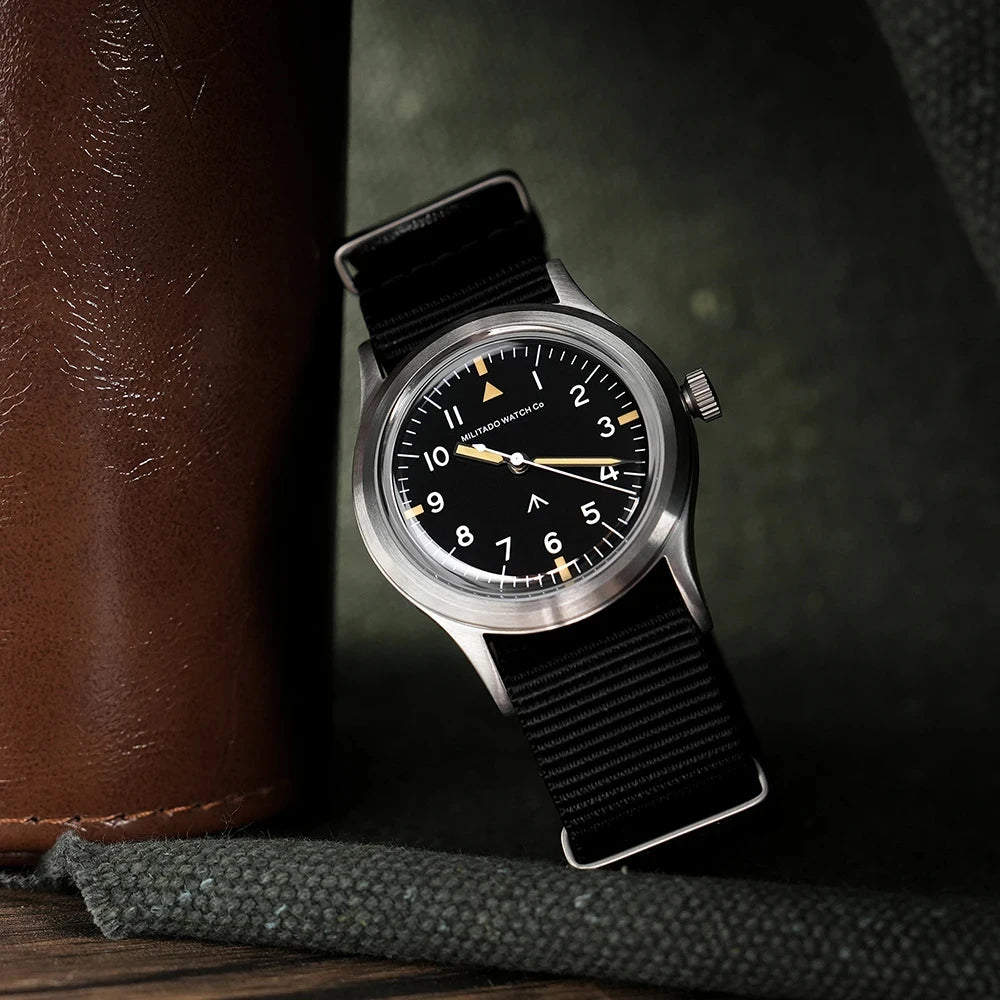 Militado ML14 Limited Edition Quartz Watch VH31 Sweep Second Quartz Movement Watch Sapphire Crystal BGW9 C3 Luminous Men's Watch