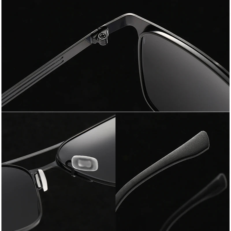 New Photochromic Polarized Sunglasses Man High Quality UV400 Sun Glasses Outdoor Driving Fishing Pilot Eyewear