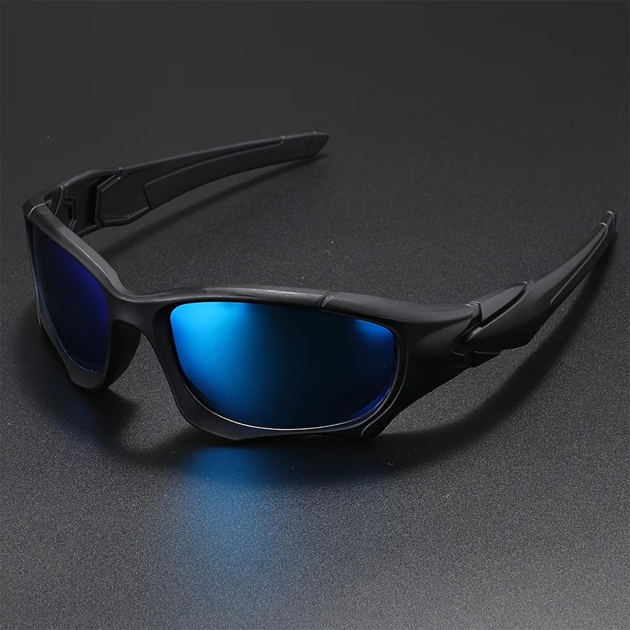 Tactical Windproof Fishing Sunglasses Men Women Classic Camouflage Shades with UV Protection for Outdoor Driving Cycling Hiking