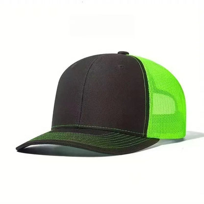 Richardson 112 Unisex Mesh Trucker Cap Breathable Sun Hat with Slightly Curved Brim Baseball Cap for All