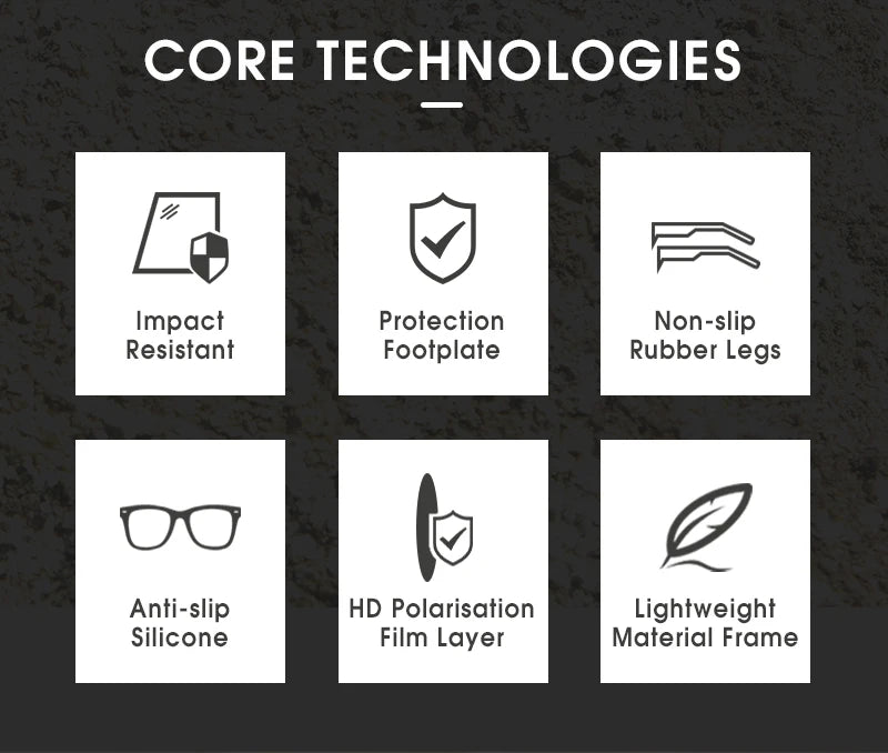 Kapvoe Men Fashion Polarized Sunglasses Cycling Glasses UV400 Eyewear for Men Women Driving Climbing Outdoor Sports Sunglasses