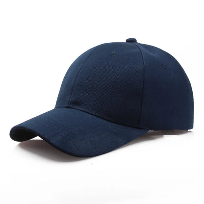 Schwarze Cap in Uni-Farbe – Baseballcap, Snapback, Casquette, Fitted Cap, lässige Gorras, Hip-Hop-Dad Hat für Herren und Damen, unisex