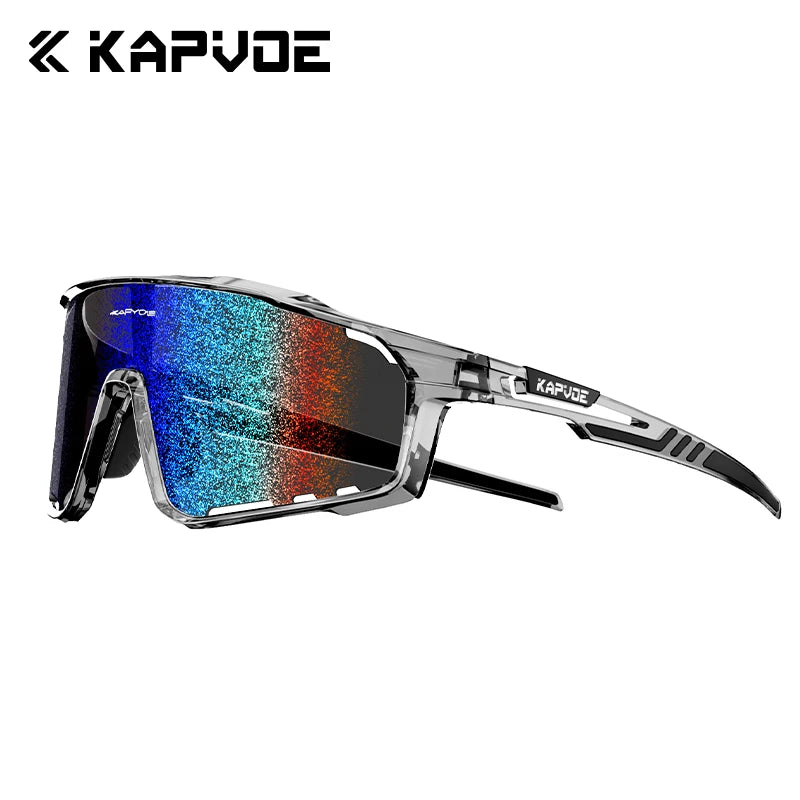 Kapvoe Fashion Sunglasses for Men Cool Cycling Glasses MTB Riding Skating  UV400 Fishing Goggles Man Woman Bike Bicycle Eyewear