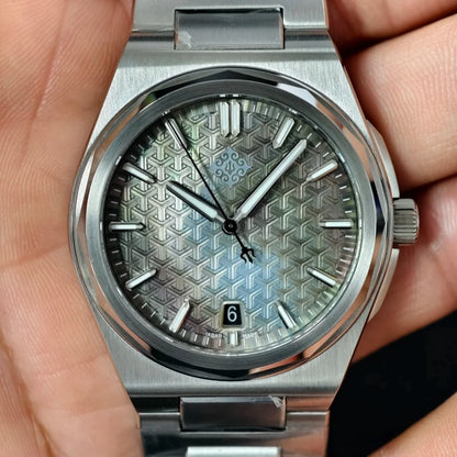 IX&DAO 2025 Novo Relógio Masculino Warrior Automático Mecânico 37mm Movimento Miyota 9015 Safira Aço Inoxidável Impermeável 10Bar BGW