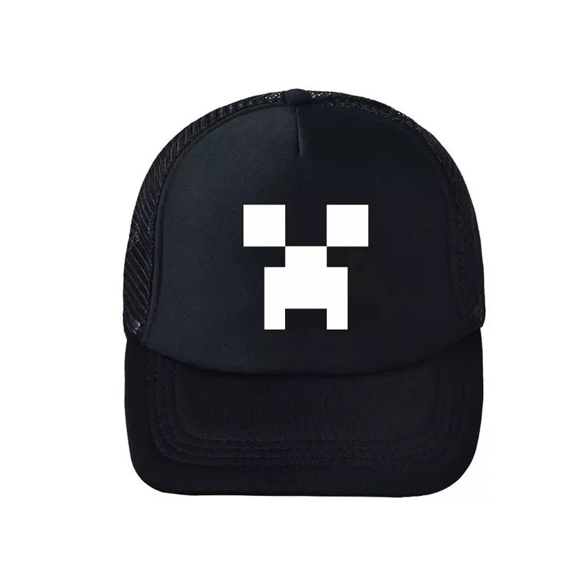 Gra cyberpunkowa Totem Nieśmiertelnego Kapelusza Cosplay Unisex Czapka z daszkiem w stylu pikselowym Akcesoria outdoorowe