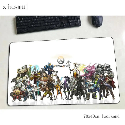 overwatch mouse pad Gorgeous Computer mat 70x40cm gaming mousepad large xl padmouse keyboard games pc gamer desk