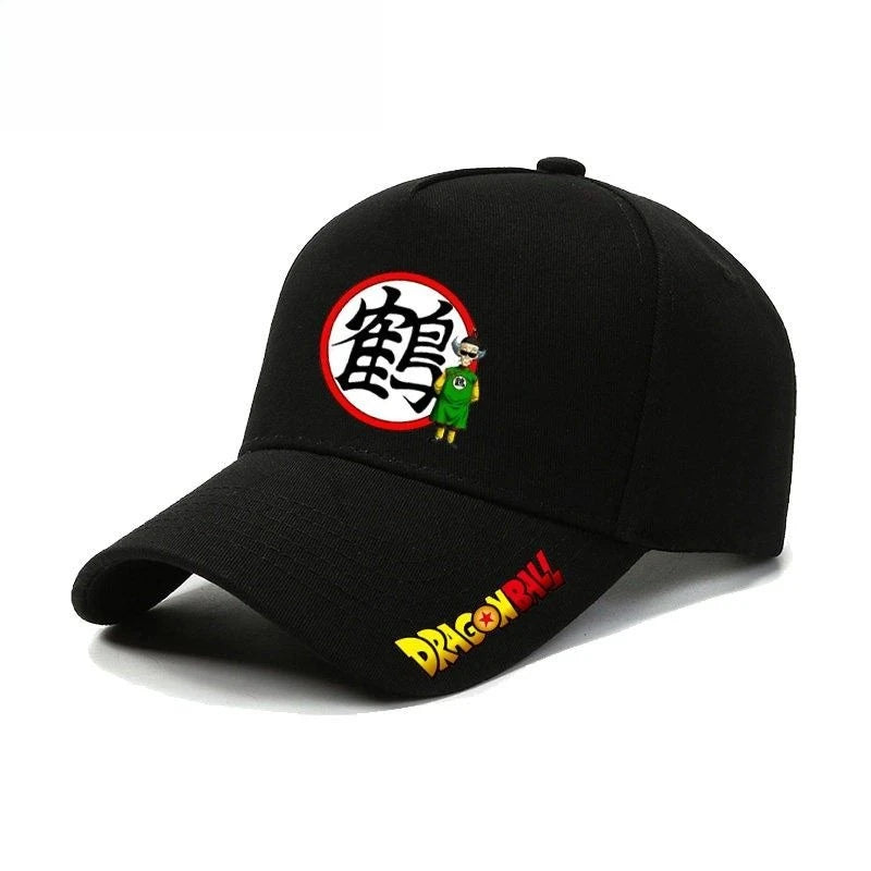 Czapka z daszkiem Dragon Ball Master Roshi Son Goku – kreatywny nadruk z literami z anime o wysokiej wartości, unisex, codzienna, uniwersalna czapka baseballowa