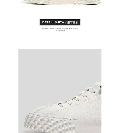 Heren sneakers, casual schoenen, heren platte schoenen, zapatillas hombre, lichtgewicht PU-leer, ademende schoenen, witte sportschoenen voor heren