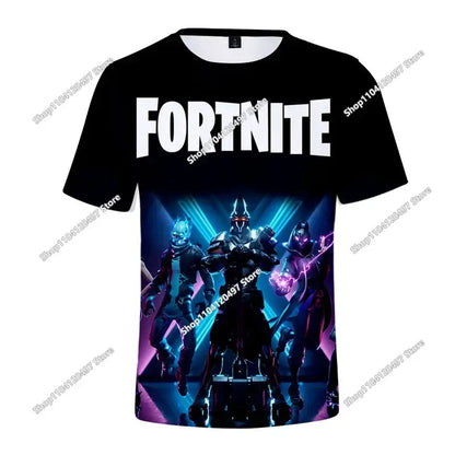 Коледна 3D тениска Fortnite Tees Battle Royale, стрийтуеър за деца, Victory Game, мъже и жени, Harajuku тениска, тийнейджърски дрехи
