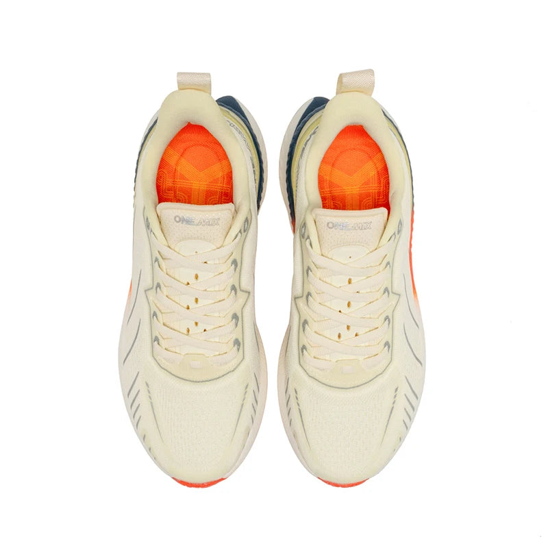 ONEMIX Nouvelles chaussures de course à amorti pour hommes, adaptées aux coureurs intensifs, à lacets, sportives, pour femmes, antidérapantes, d'extérieur, athlétiques, baskets pour hommes