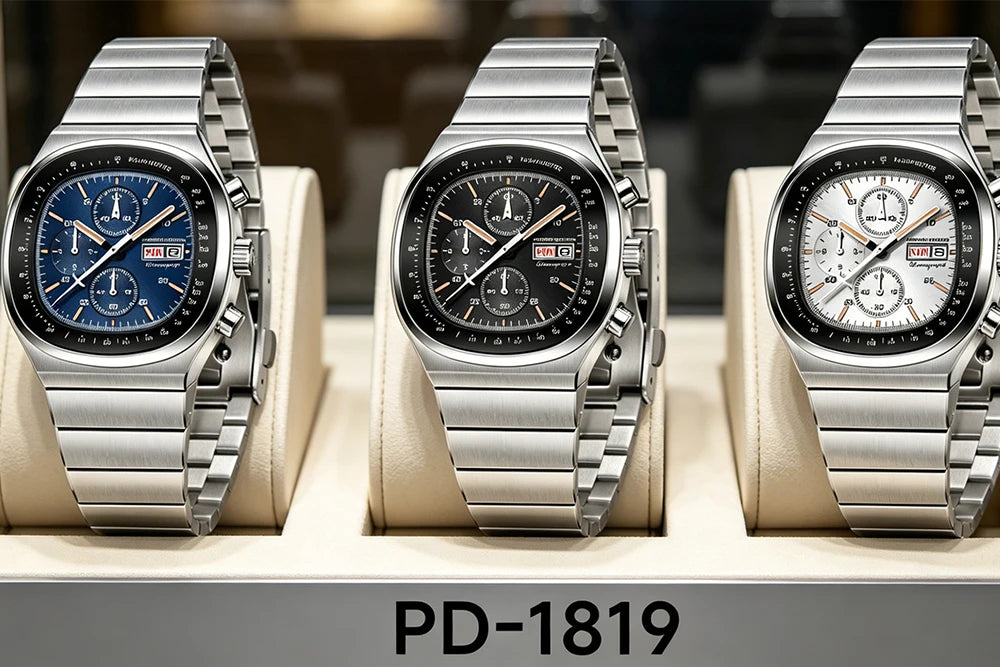 PAGANI DESIGN New 40mm Men‘s Quartz Watches Japan Miyota Movement Sapphire Stainless Waterproof Luminous reloj hombre PD1819