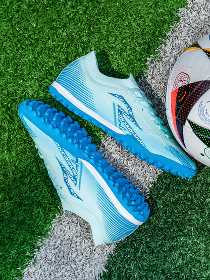 Chaussures de football TF pour adultes, semelle en caoutchouc résistante à l'usure pour terrain synthétique, chaussures de football légères en PU pour hommes, pour matchs sur gazon extérieur