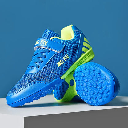 Personality Stylish And Comfortable Boys Girls Training Game Sneakers Indoor Outdoor Lawn Youth Student Soccer Shoes 29-39#