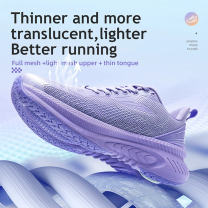 Onemix New Original - Scarpe sportive da running da uomo, ammortizzanti, morbide, leggere, in mesh traspirante, antiscivolo, sneakers con cushioning