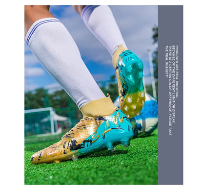 Brand Fashion Football Sneakers for Men Women Professional Field Boot Big Size 46 Long Spikes Soccer Cleats Men botas de futbol