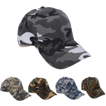 Adjustable Baseball Cap Summer Sunscreen Hat Camouflage Camo Camping Hiking Fishing Caps