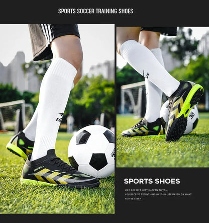 New Men Football Boots Professional Cleats Futsal Match Soccer Shoes Hot Sale TF/FG Unisex Ultralight Sneakers High-quality