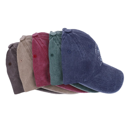 Washed Cotton Baseball Cap Retro Cotton Hat Adjustable Trucker Hat Trucker Cap Outdoor Sports Sun Hat for Men Women Unisex