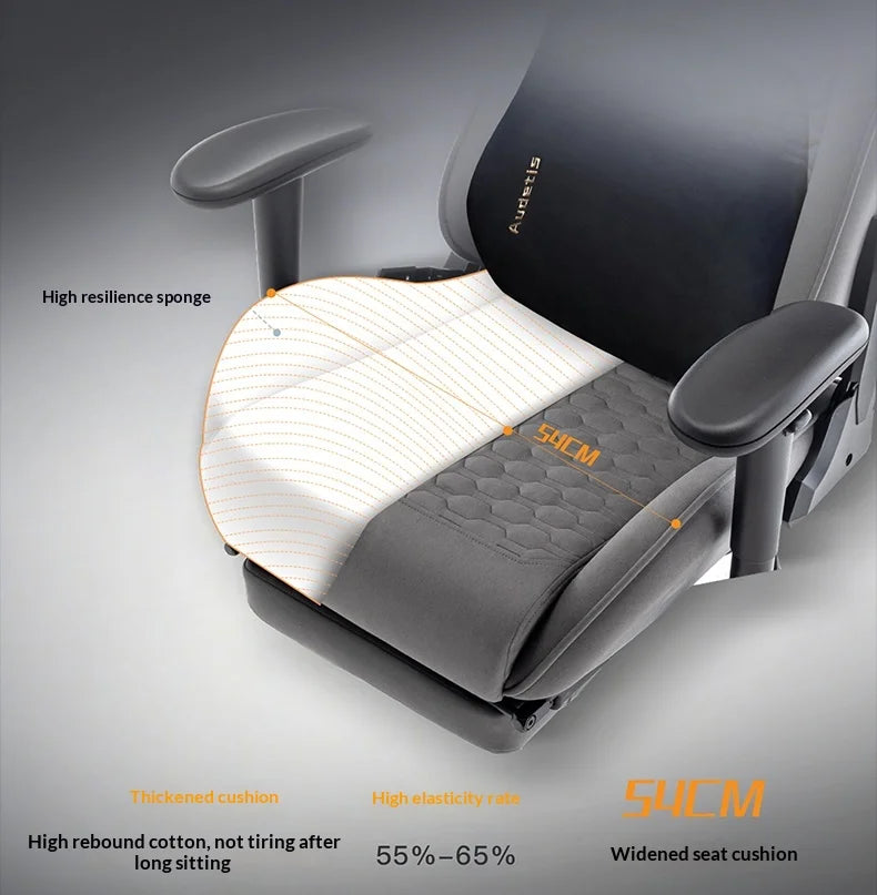 Office Ergonomic Gaming Chair Computer Desk Chair with Armrests, Comfortable Ergonomic Gaming Chair for Home Office, Bedroom & Gaming Room, Technology Fabric Executive Chair