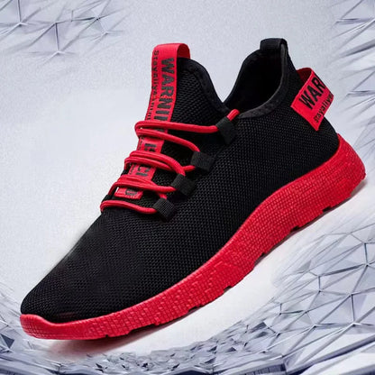 Heren sneakers, casual, lichtgewicht sportschoenen van mesh, zomers, voor heren, outdoor, zachte zool, ademend, comfortabel, modieus, trendy hardloopschoen