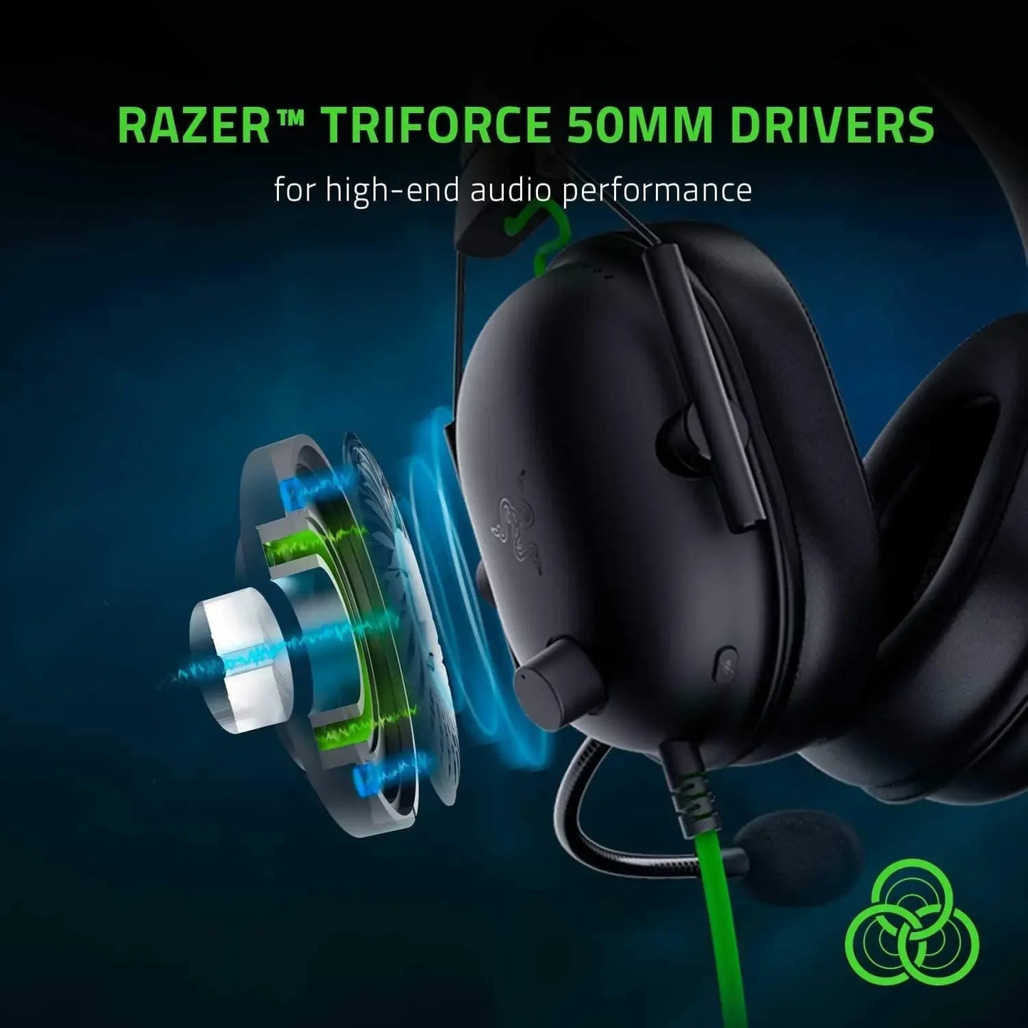 Razer BlackShark V2 X Wired Esports Headset with 7.1 Surround Sound, HyperClear Cardioid Mic & Advanced Passive Noise Cancellation Gaming Headset
