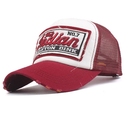 Streetwear Letter Embroidery Mesh Dad Baseball Cap Fashion Snapback Hip Hop Outdoor Y2K Trucker Hats Gorras F2719 for Women Men