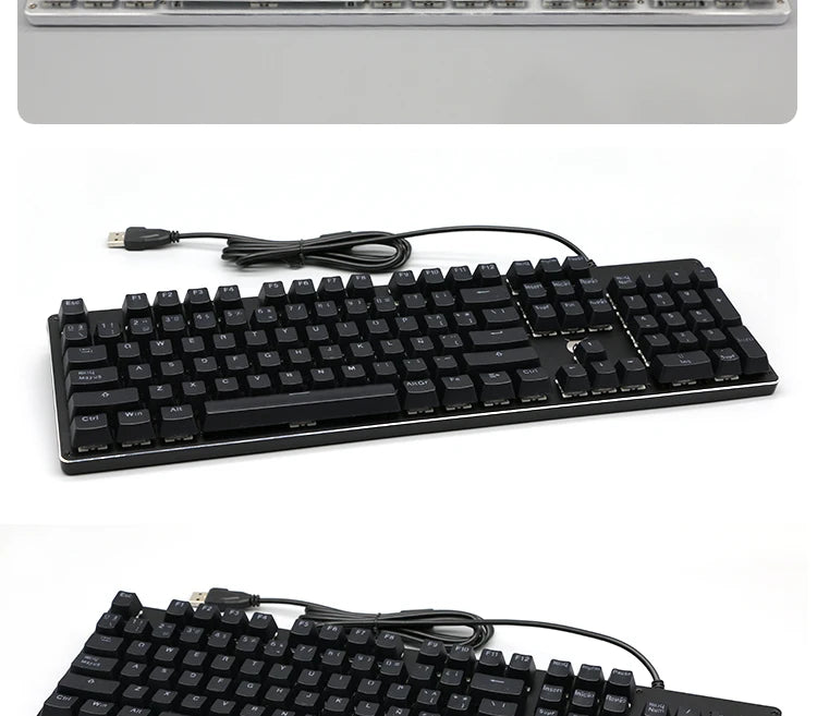 104 Tasten Koreanische, französische, russische, spanische und deutsche hintergrundbeleuchtete Tastenkappen für mechanische Tastaturen mit MX-Switches, OEM-Profil, ABS-Keycaps, DIY