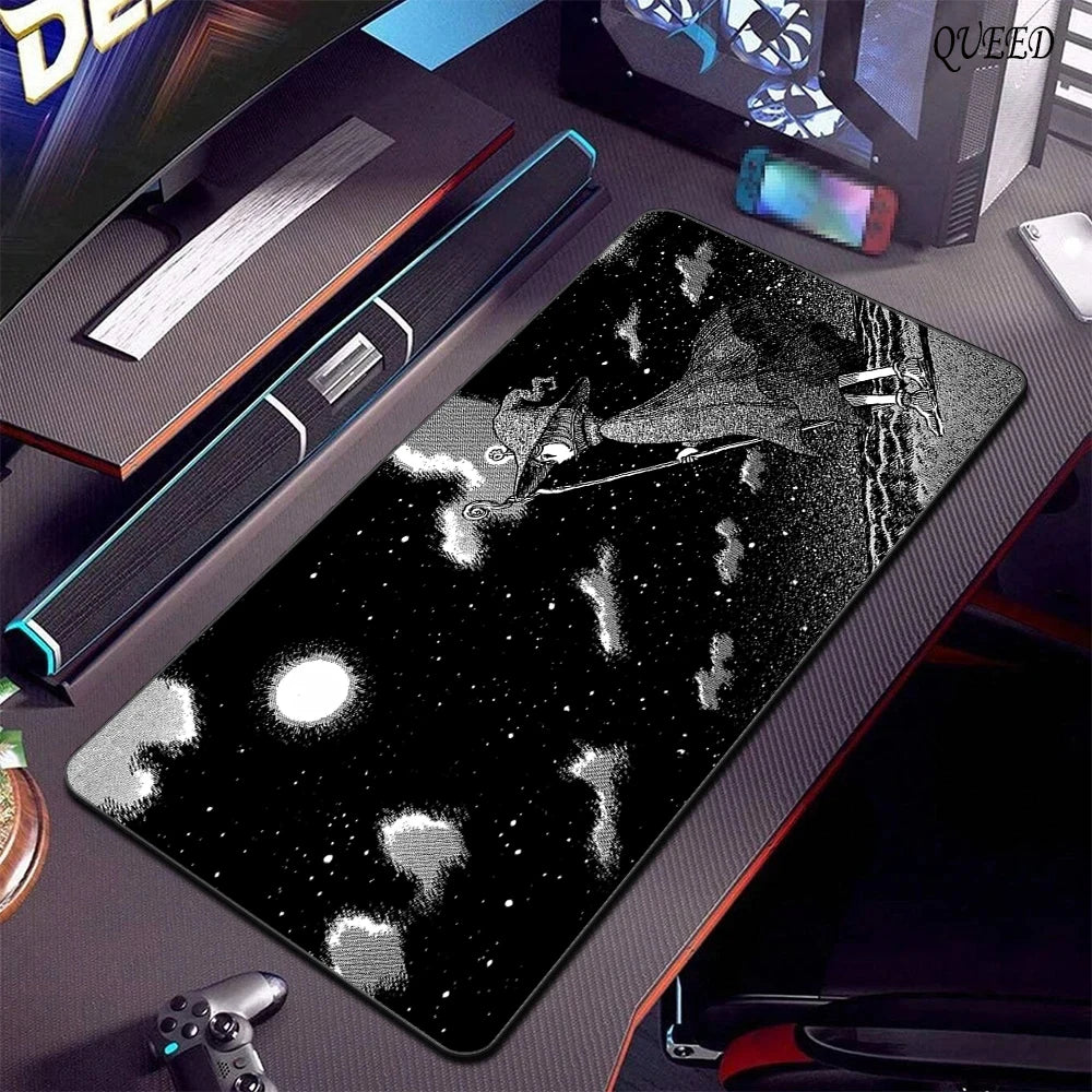 Gaming Accessories Varmilo Keyboard Computer Mousepad CS GO LOL Mouse Pad Berserk Guts Anime Dywan Gamer 900X400 XXL Desk Mats