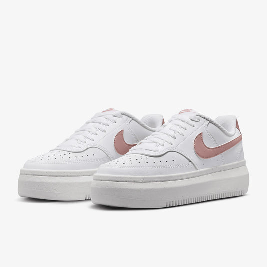 Nike Official Genuine Court Vision Alta Sneakers casual da donna con suola spessa DZ5394-102