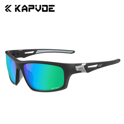 Kapvoe Fishing Sunglasses Polarized Sunglasses for Men Hiking Eyewear UV400 Lens Glasses Glasses HD Lens Outdoor Sunglasses 2026