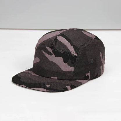 Summer Cotton 5 Panel Big Size Baseball Caps Oversize 62cm Flat Top Sports Snapback Cap Hip Hop Skateboard Hat Custom Wholesale
