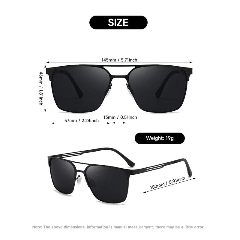 New Photochromic Polarized Sunglasses Man High Quality UV400 Sun Glasses Outdoor Driving Fishing Pilot Eyewear