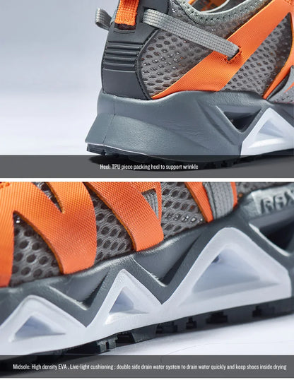RAX Nieuwe heren- en dameszomerwandelschoenen, ademende Upstream-schoenen, trekkingschoenen, waterschoenen, outdoor-, vis- en kampeerschoenen, sneakers voor heren