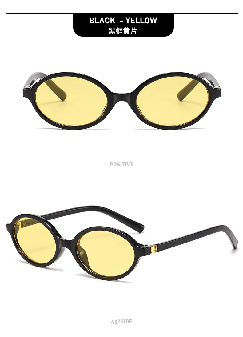 Small Fashion Oval Leopard Sunglasses Women Lovely Ins No Makeup Anti Blue Light Glasses Cute Decorative Computer Glasses 선글라