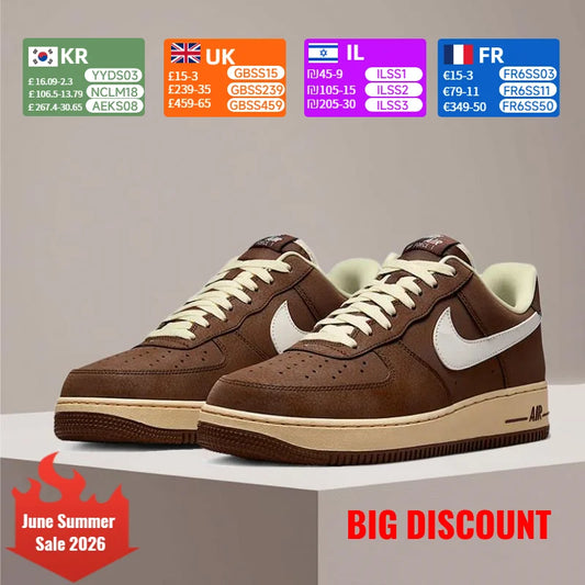 Nike Air Force 1 '07 sneakers – skridsikre, slidstærke, polstrede klassiske mode- og fritidssko til skateboarding FZ3592-259