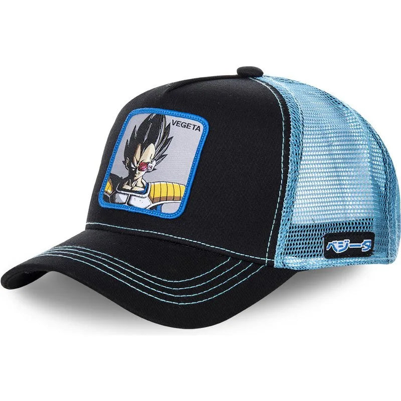 High Quality Dragon Ball Z Styles Anime Son Goku Cotton New Baseball Cap Men Women Hip Hop Dad Adjustable Mesh Hat Trucker Hat