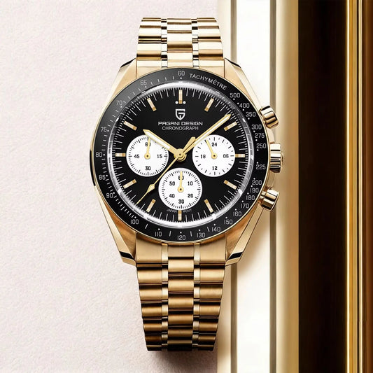 2026 New PAGANI DESIGN Mens Watches Panda Moon Watch Luxury Quartz Watch For Men Automatic Date Sport Chronograph Wristwatch Men